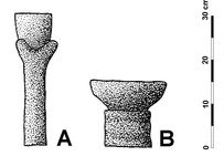 Deux types de briquetage de Schwäbisch Hall. A : Hallstatt Final / La Tène ancienne ; B : La Tène moyenne / finale